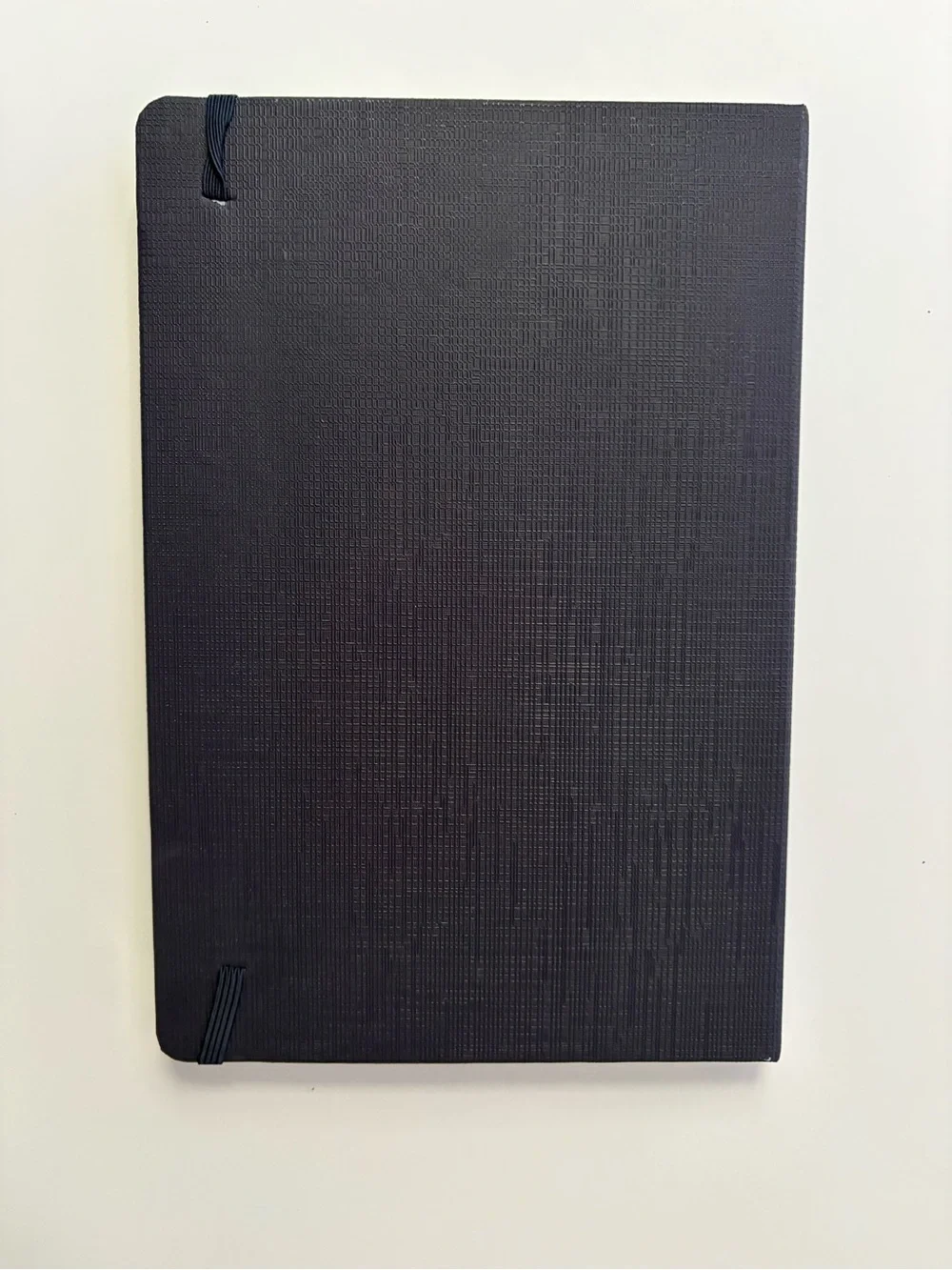 Letterbox Black and Blue Blank Notebooks with Elastic Closure